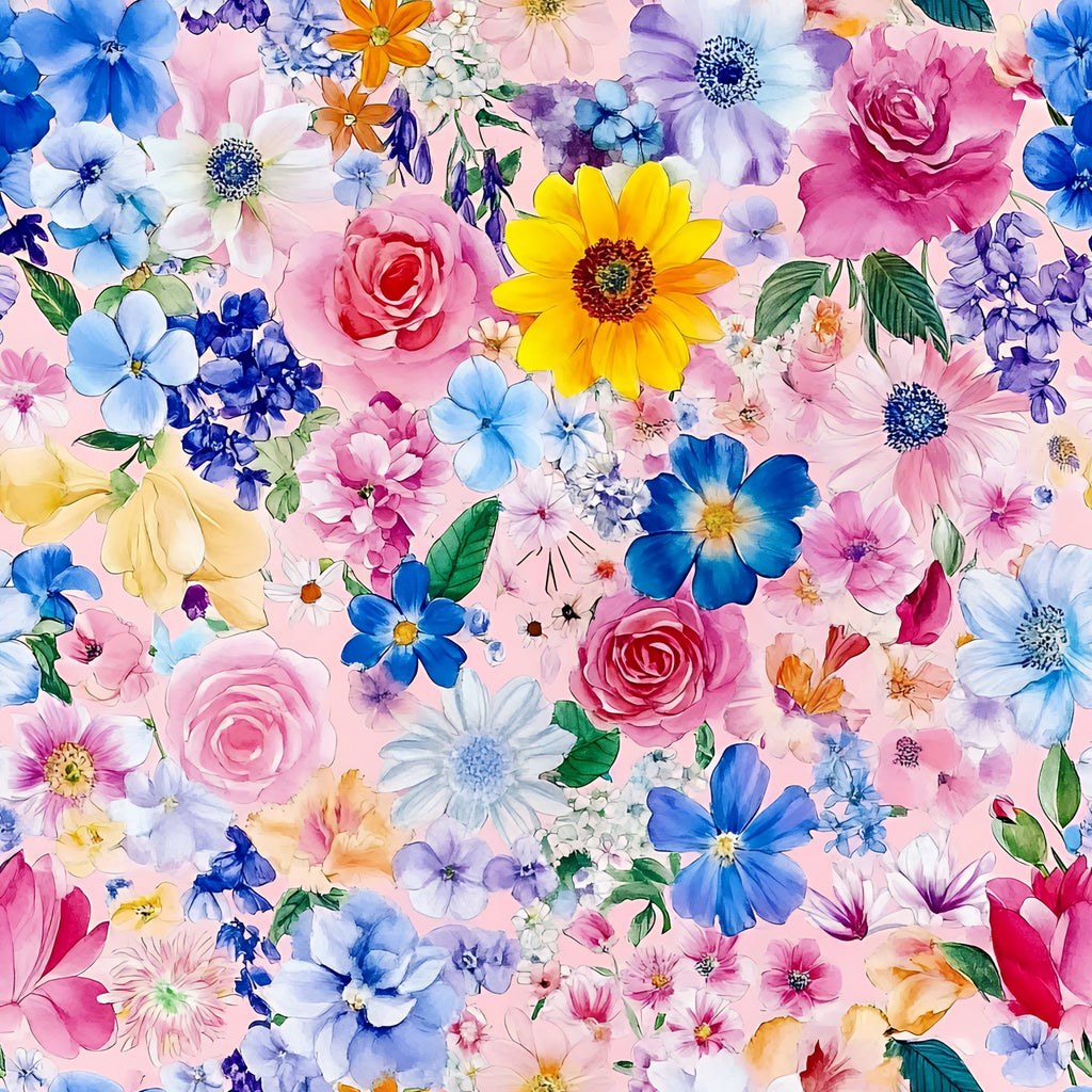 Petal Parade Pattern 3 Minky Fabric