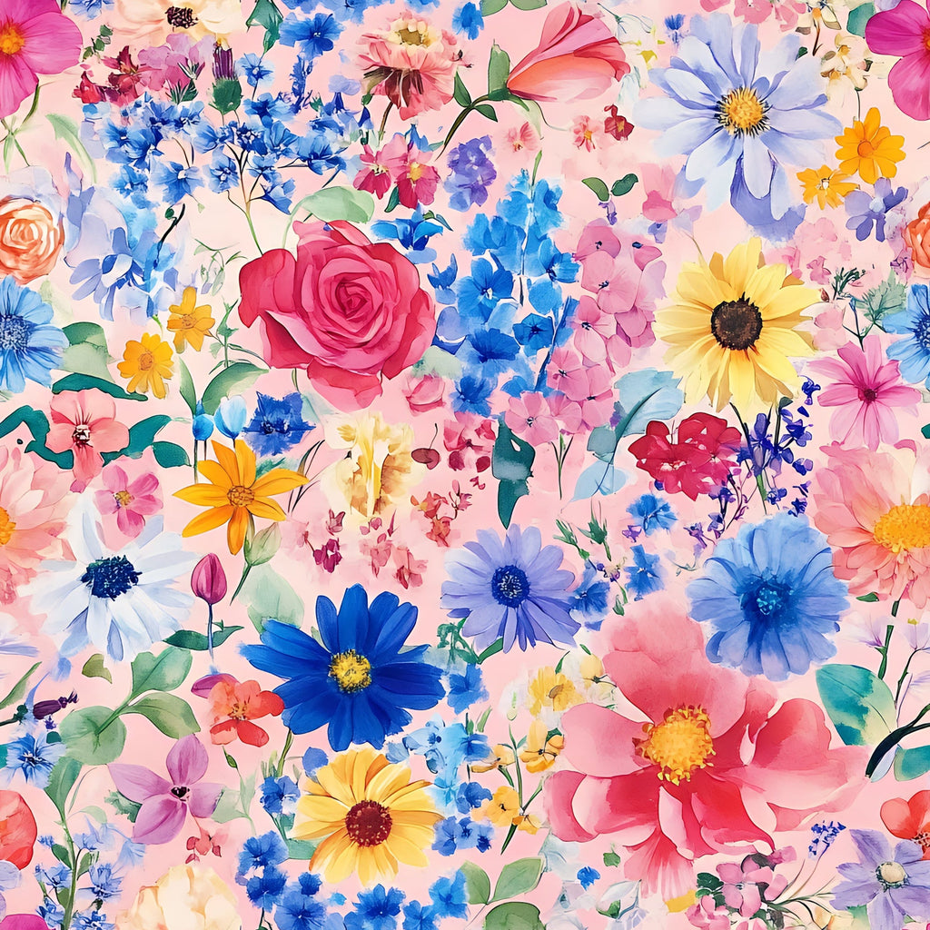 Petal Parade Pattern 7 Minky Fabric