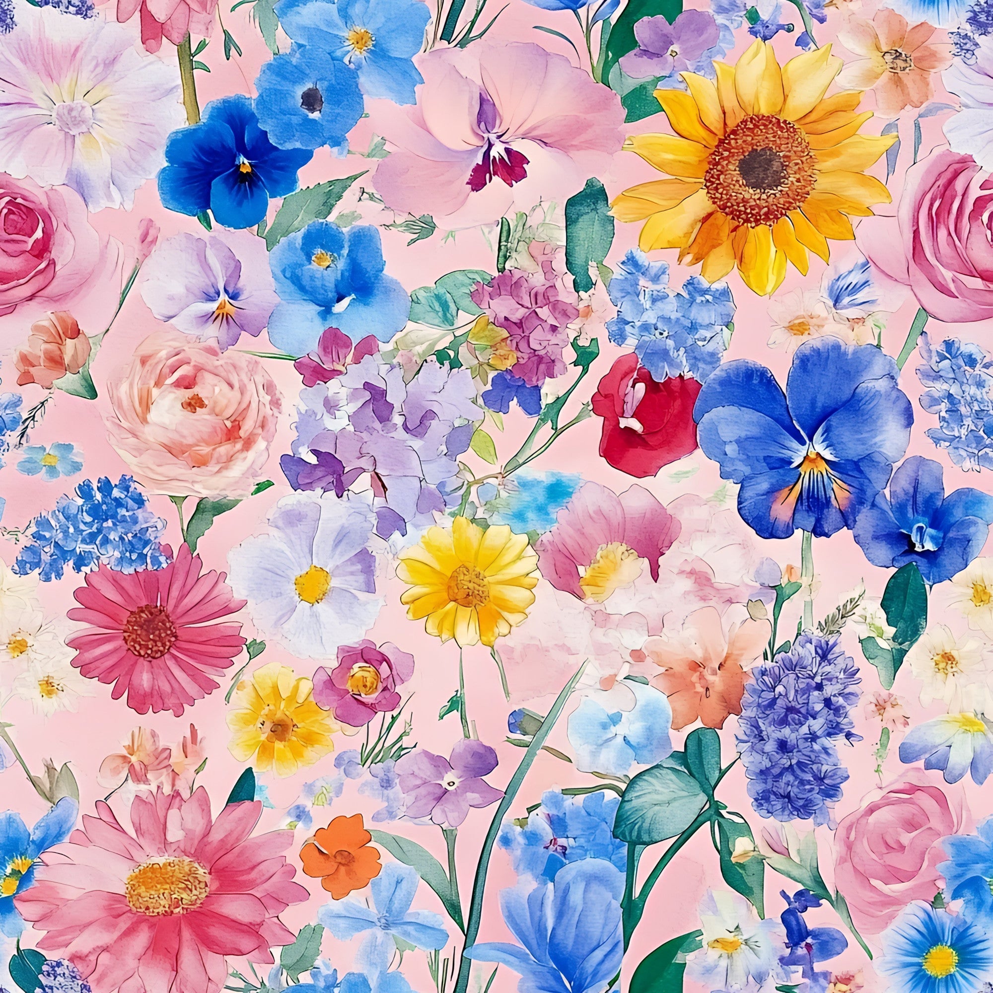 Petal Parade Pattern 8 Minky Fabric