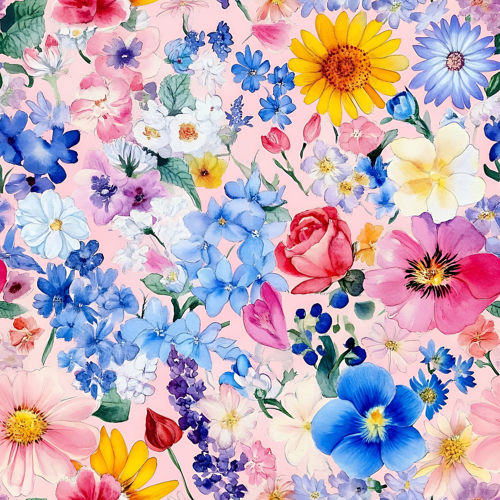 Petal Parade Pattern 9 Minky Fabric