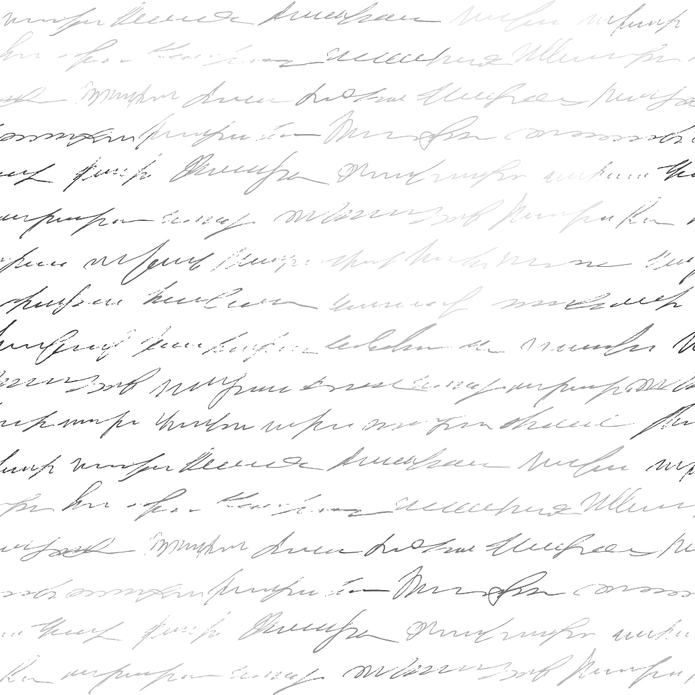 Handwritten cursive text on a white background, with varying thickness and style, creating an overlapping and dense pattern.