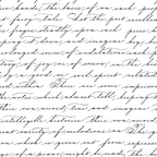 Handwritten cursive text on a white background, featuring a continuous flow of words with elegant loops and swirls.