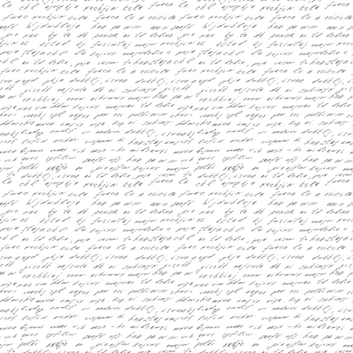 A handwritten page filled with looping cursive text in a repetitive, overlapping pattern, creating a dense, textured background of script.