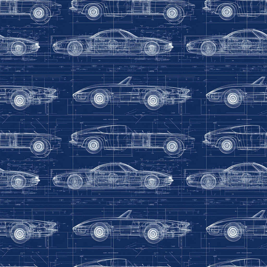 Midnight Motorworks Pattern 11 Minky Fabric