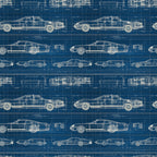Midnight Motorworks Pattern 4 Minky Fabric