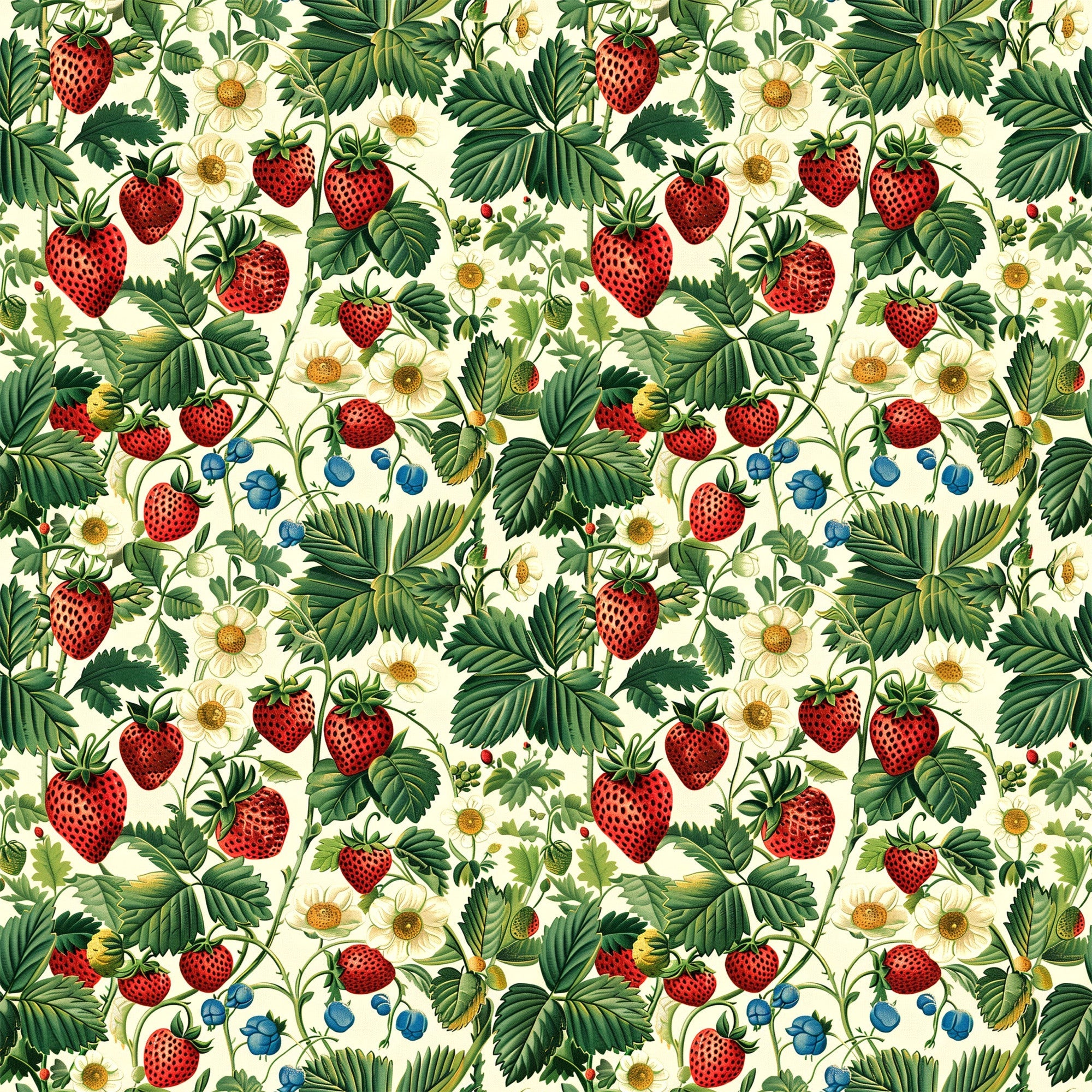 Heirloom Berry Patch Pattern 11 Minky Fabric