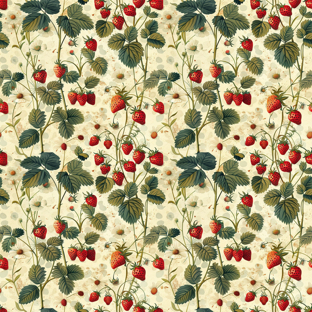 Heirloom Berry Patch Pattern 2 Minky Fabric