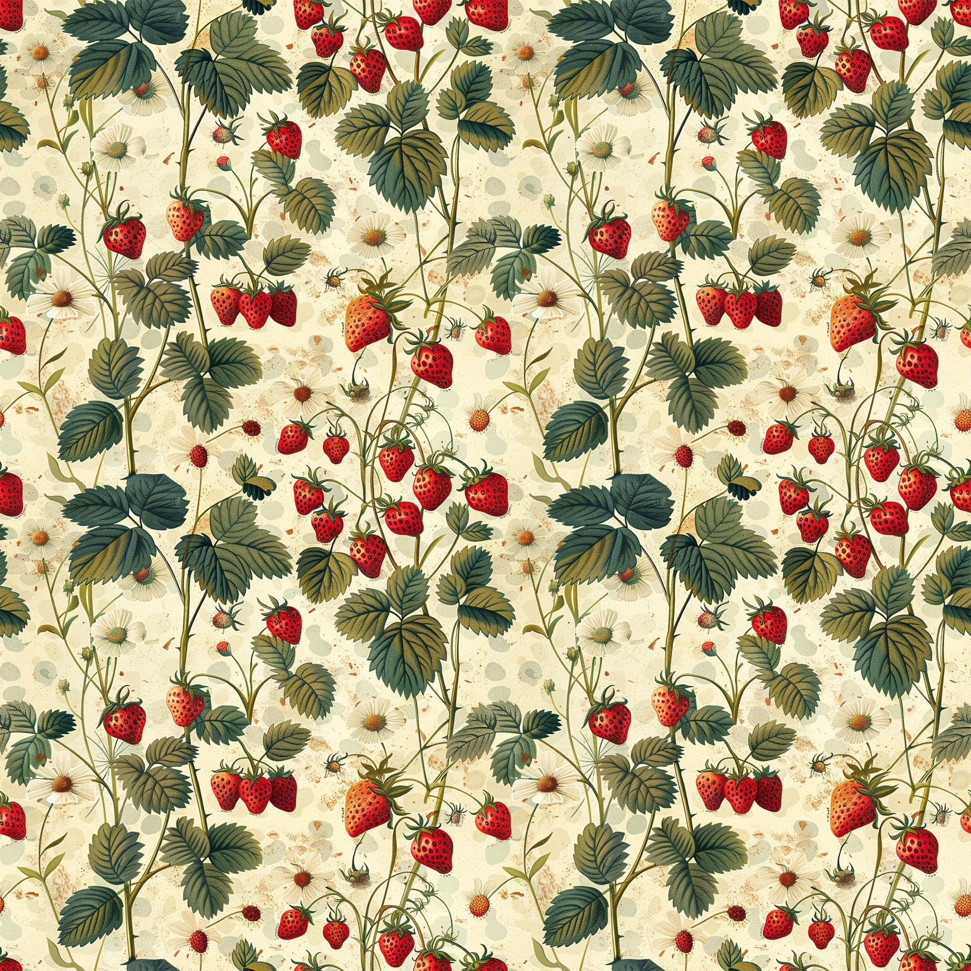 Heirloom Berry Patch Pattern 2 Minky Fabric