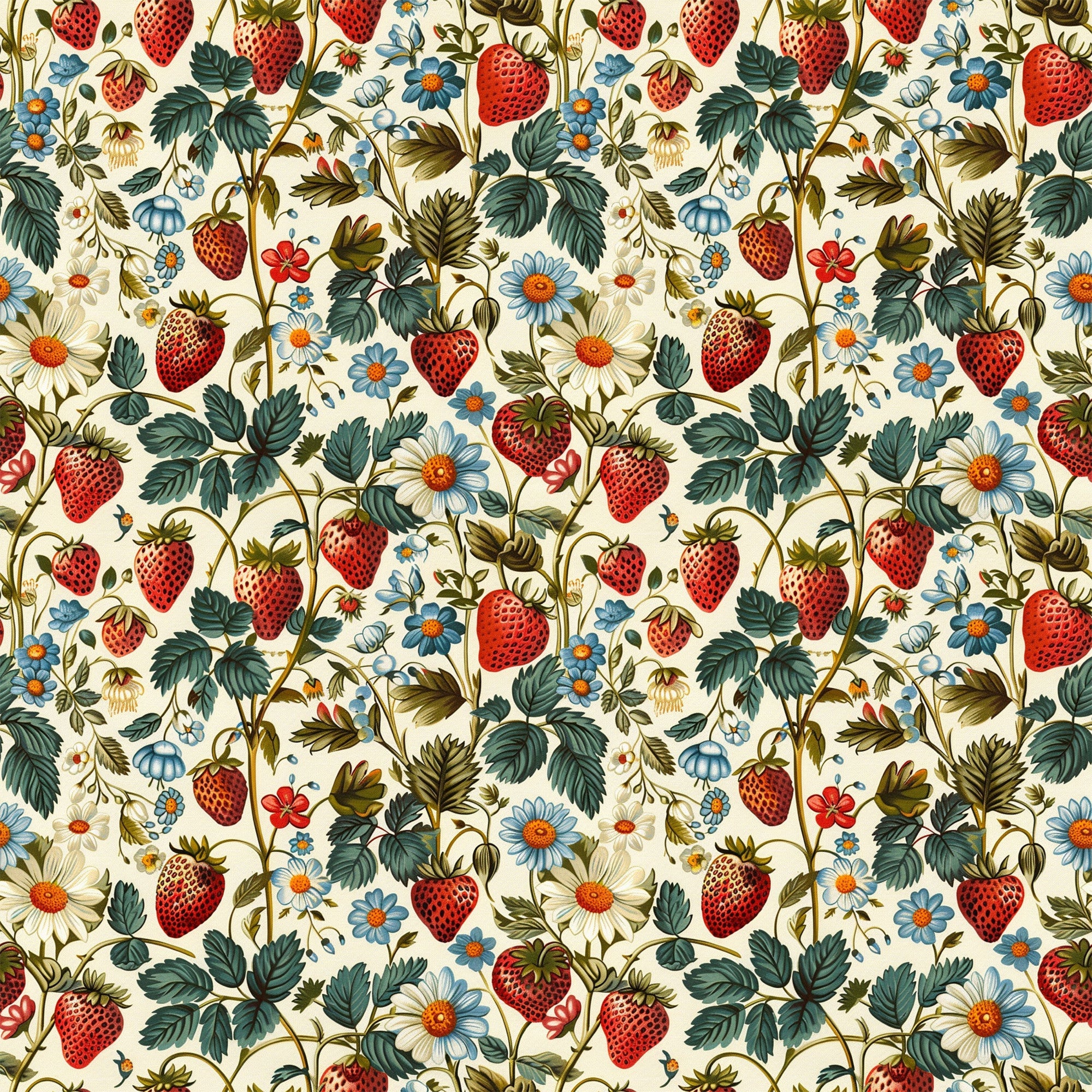 Heirloom Berry Patch Pattern 7 Minky Fabric