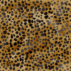 Watercolor Cheetah Print 1 Fabric, cheetah spots, animal print, brown shades, beige, black dots, tan background, quilting, cotton, fabric, soft texture, natural tones, stylish design, premium, fabric for crafts, sewing projects, fabric yardage