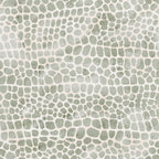 Watercolor Crocodile Print 2 Fabric, fabric, textile, green, cream, animal print, reptile pattern, textured, soft fabric, premium cotton, yardage, natural fibers, crafting material, sewing fabric, artistic print, eco-friendly finishing.
