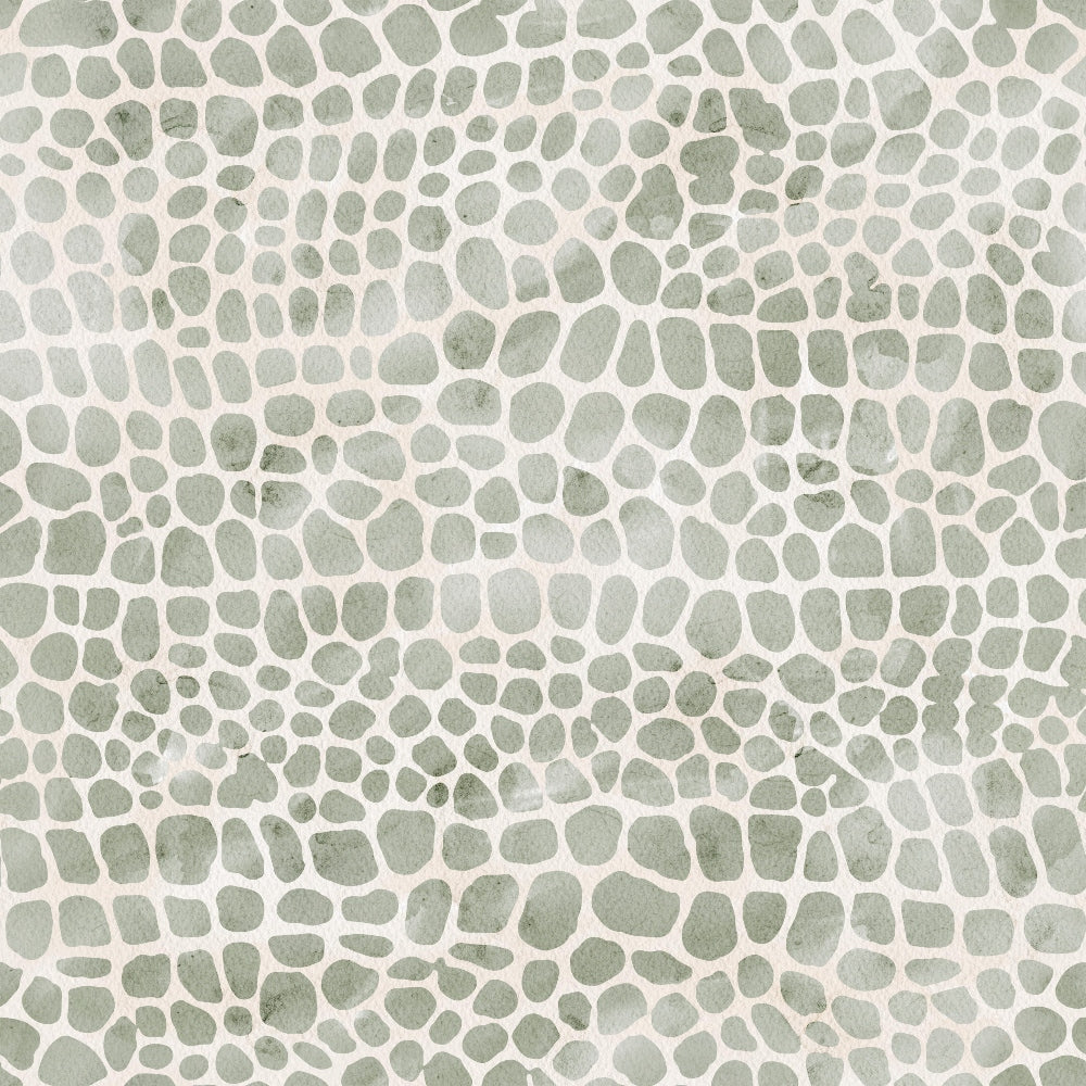 Watercolor Crocodile Print 2 Fabric, fabric, textile, green, cream, animal print, reptile pattern, textured, soft fabric, premium cotton, yardage, natural fibers, crafting material, sewing fabric, artistic print, eco-friendly finishing.
