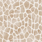 '- Watercolor Giraffe Print 1 Fabric - Quilting, Cotton, Fabric - Beige, light brown, cream colors - Animal print, giraffe pattern - Soft texture, fabric yardage, premium quality - Painted, natural tones, organic style
