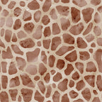 Watercolor Giraffe Print 2 Fabric, brown, beige, animal print, giraffe pattern, watercolor style, soft texture, quilting material, cotton textile, fabric yardage, natural tones, artistic design, premium quality cotton, sewing fabric, crafting material.