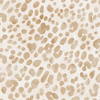 '- Watercolor Leopard Print 1 Fabric - Beige, tan, cream, neutral tones - Animal print, spotted pattern - Soft texture, textile material - Quilting, cotton, fabric yardage - Stylish, natural, organic design