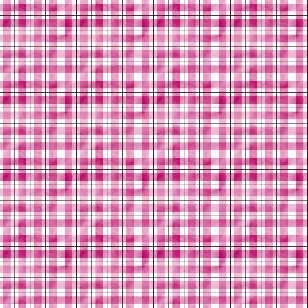 pink, magenta, fuchsia, white, plaid pattern, checkered, gingham, watercolor effect, lumberjack plaid, buffalo check,, fabric panel, geometric design, square blocks, soft pastels, feminine colors, repeating pattern, textile design, crafting material, patchwork style