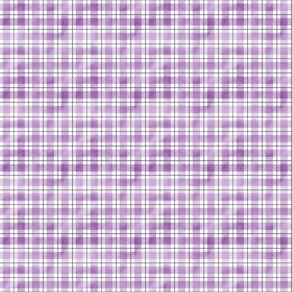 purple, lavender, lilac, plaid pattern, gingham, checkered, watercolor, soft pastels,, fabric panel, grid design, geometric, checker pattern, square blocks, feminine colors, crafting fabric, sewing material, repeating pattern, buffalo check