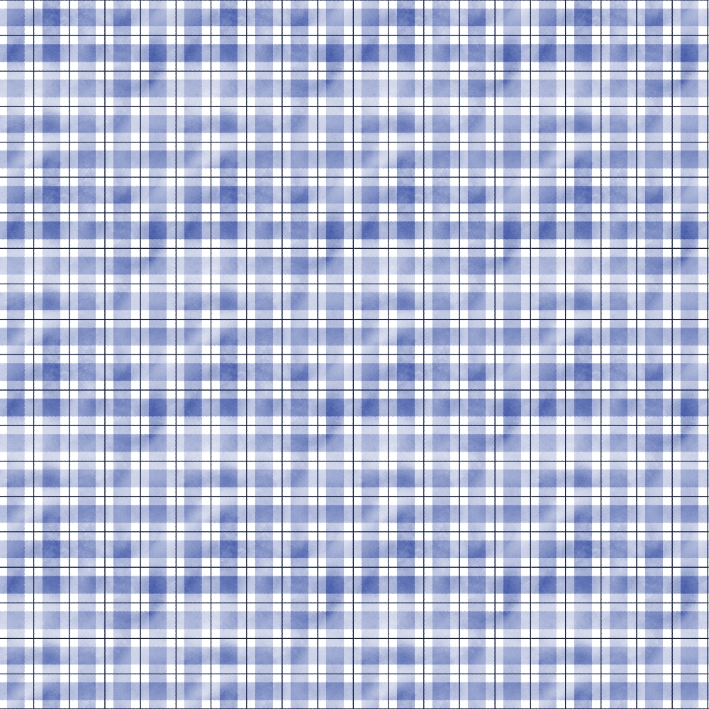 blue, white, plaid, gingham, checkered, watercolor, soft pastels,, fabric panel, geometric pattern, squares, grid design, crafting material, sewing fabric, periwinkle blue, light blue, repeating pattern, textile design, quilt blocks