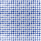 blue, white, plaid, gingham, checkered, watercolor, soft wash, cotton fabric, quilting panel, grid pattern, squares, woven look, country style, rustic, lumberjack, casual wear, shirt fabric, geometric design, repeated pattern, crafting material