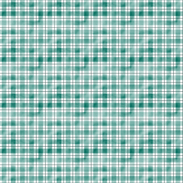 teal, sage green, mint green, plaid pattern, checkered, gingham, watercolor effect, lumberjack plaid,, fabric panel, geometric design, rustic, outdoorsy, soft brushed texture, repeating pattern, masculine plaid, country style, crafting fabric