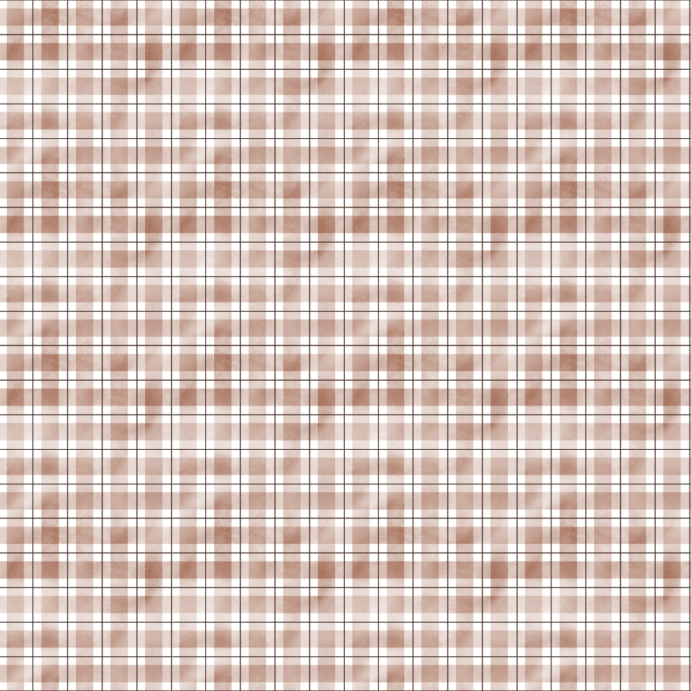 watercolor plaid, lumberjack pattern, brown tones, beige squares, gingham check, rustic design,, fabric panel, woodsy aesthetic, country style, checkered motif, earthy colors, soft brown, cream white, geometric pattern, outdoor theme, cabin style, handpainted look, masculine plaid