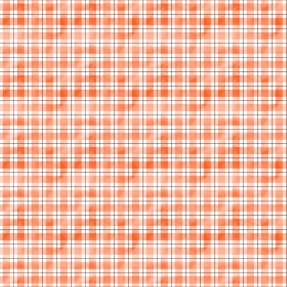 coral, peach, orange, salmon, plaid pattern, gingham, checkered, watercolor effect, soft stripes,, fabric panel, rustic, lumberjack style, country, geometric, woven look, crafting material, sewing fabric, autumn colors, warm tones