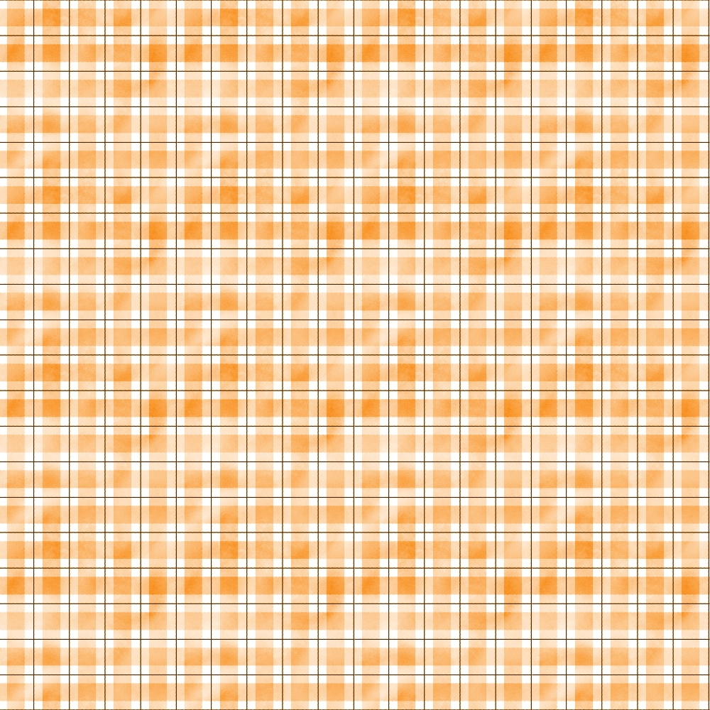 orange, peach, coral, watercolor, plaid pattern, gingham, checkered, lumberjack,, fabric panel, rustic, autumn colors, geometric design, country style, woodsman, outdoor theme, soft watercolor effect, crafting fabric, sewing material