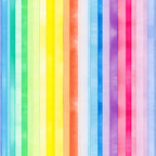 Vertical stripes of varying colors, including green, yellow, orange, red, blue, purple, and pink, arranged side by side in a pattern.