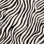 '- Watercolor Zebra Print 1 Fabric - Black and white - Animal stripes - Abstract pattern - Soft texture - Cotton fabric - Quilting material - Premium textile - Artistic design - Natural colors