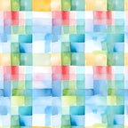 Sorbet Squares Pattern 1 Minky Fabric