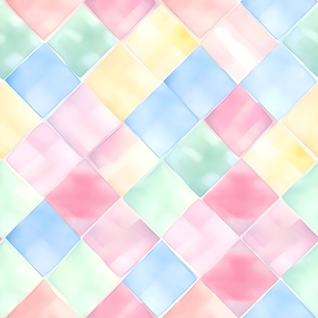 Sorbet Squares Pattern 10 Minky Fabric