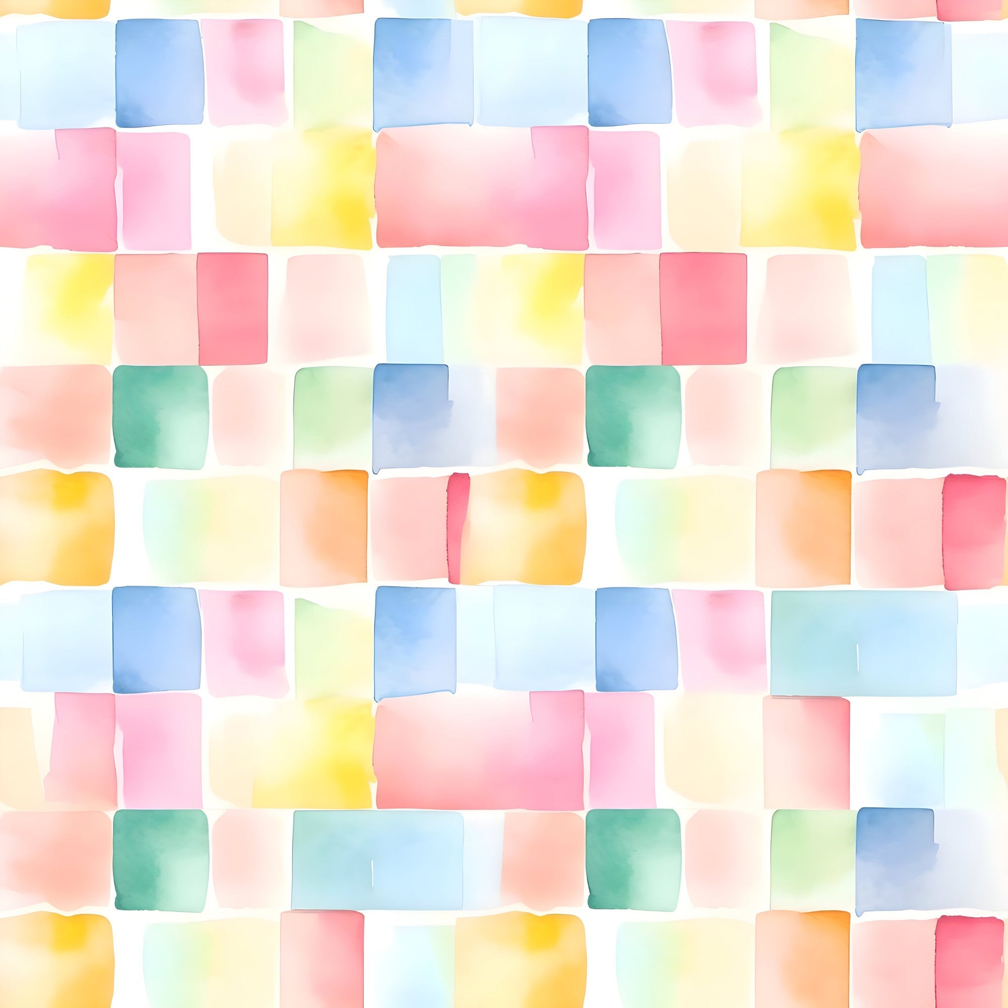 Sorbet Squares Pattern 12 Minky Fabric