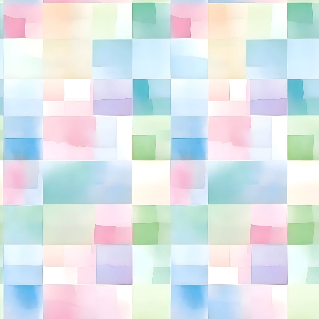 Sorbet Squares Pattern 2 Minky Fabric