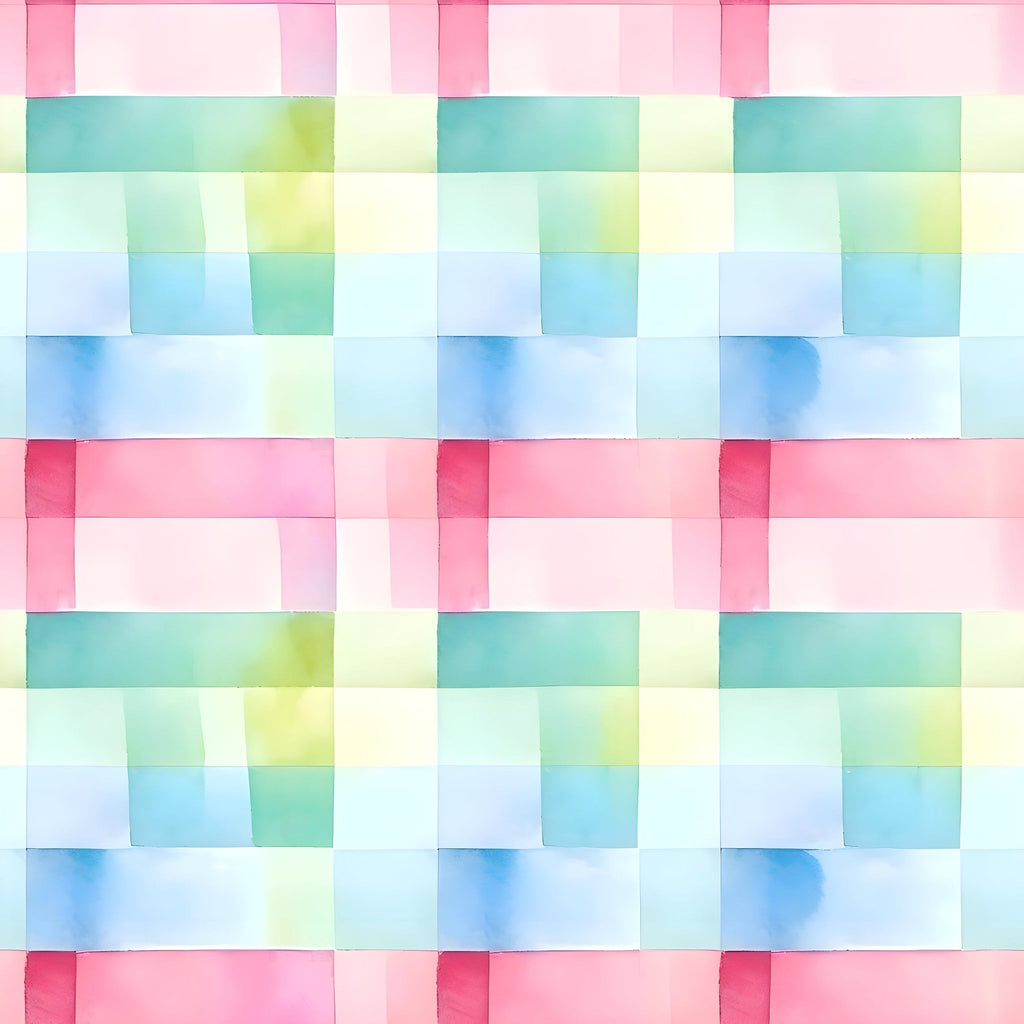Sorbet Squares Pattern 3 Minky Fabric