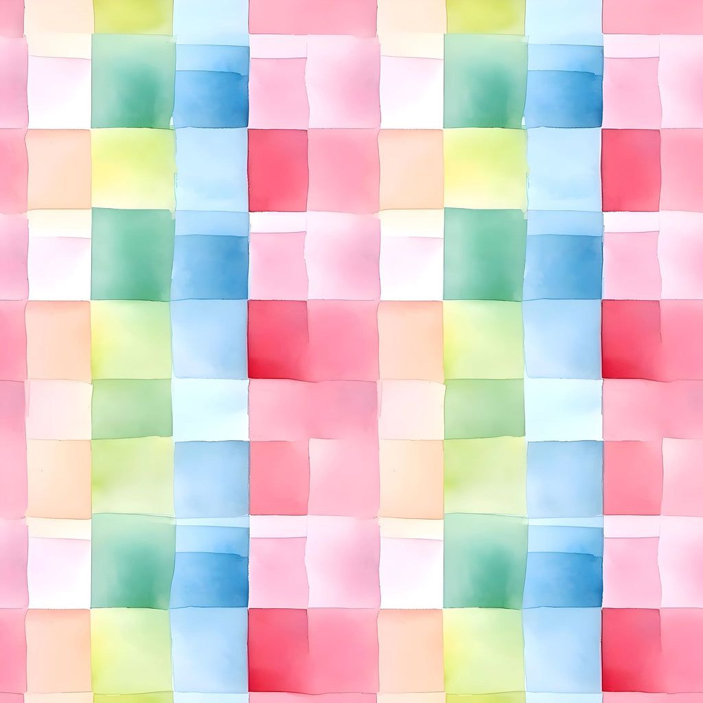 Sorbet Squares Pattern 8 Minky Fabric