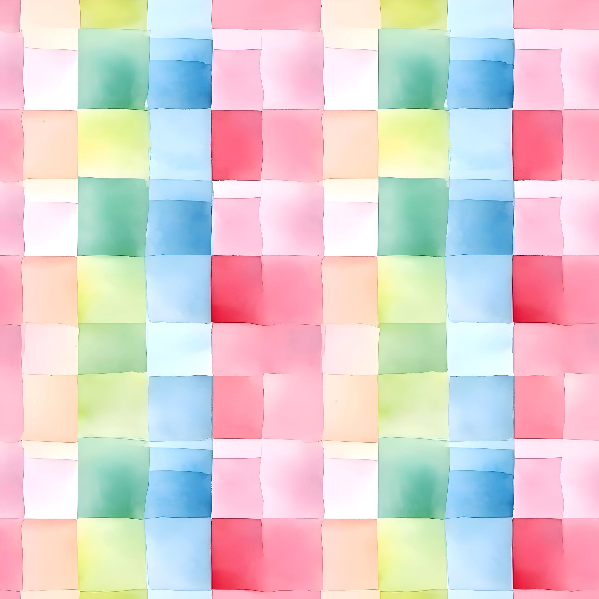 Sorbet Squares Pattern 8 Minky Fabric