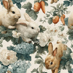 Bunny Blooms Pattern 12 Minky Fabric