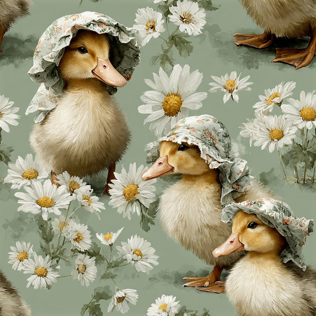 Bunny Blooms Pattern 15 Minky Fabric