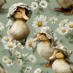 Bunny Blooms Pattern 15 Minky Fabric