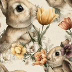 Bunny Blooms Pattern 19 Minky Fabric