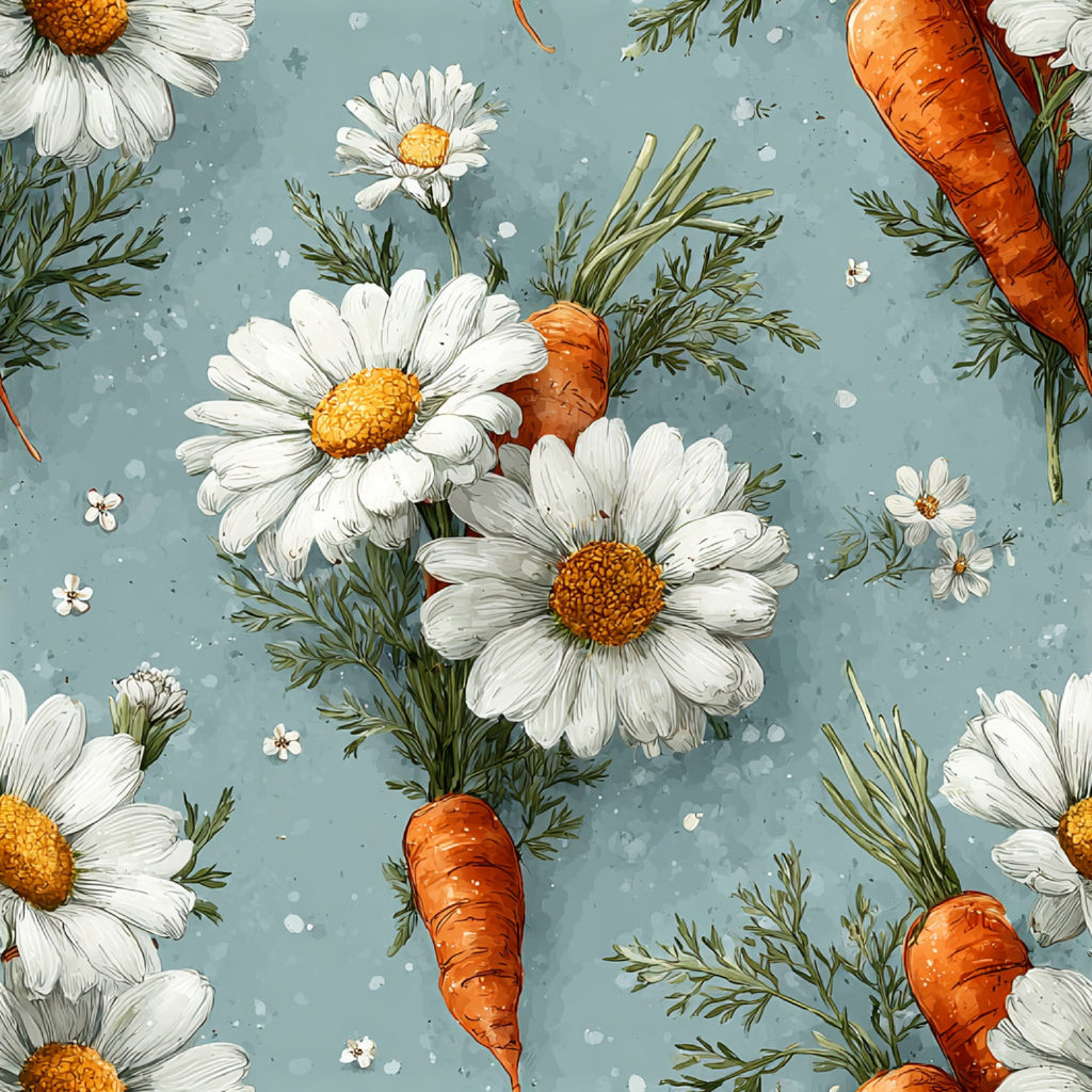 Bunny Blooms Pattern 27 Minky Fabric