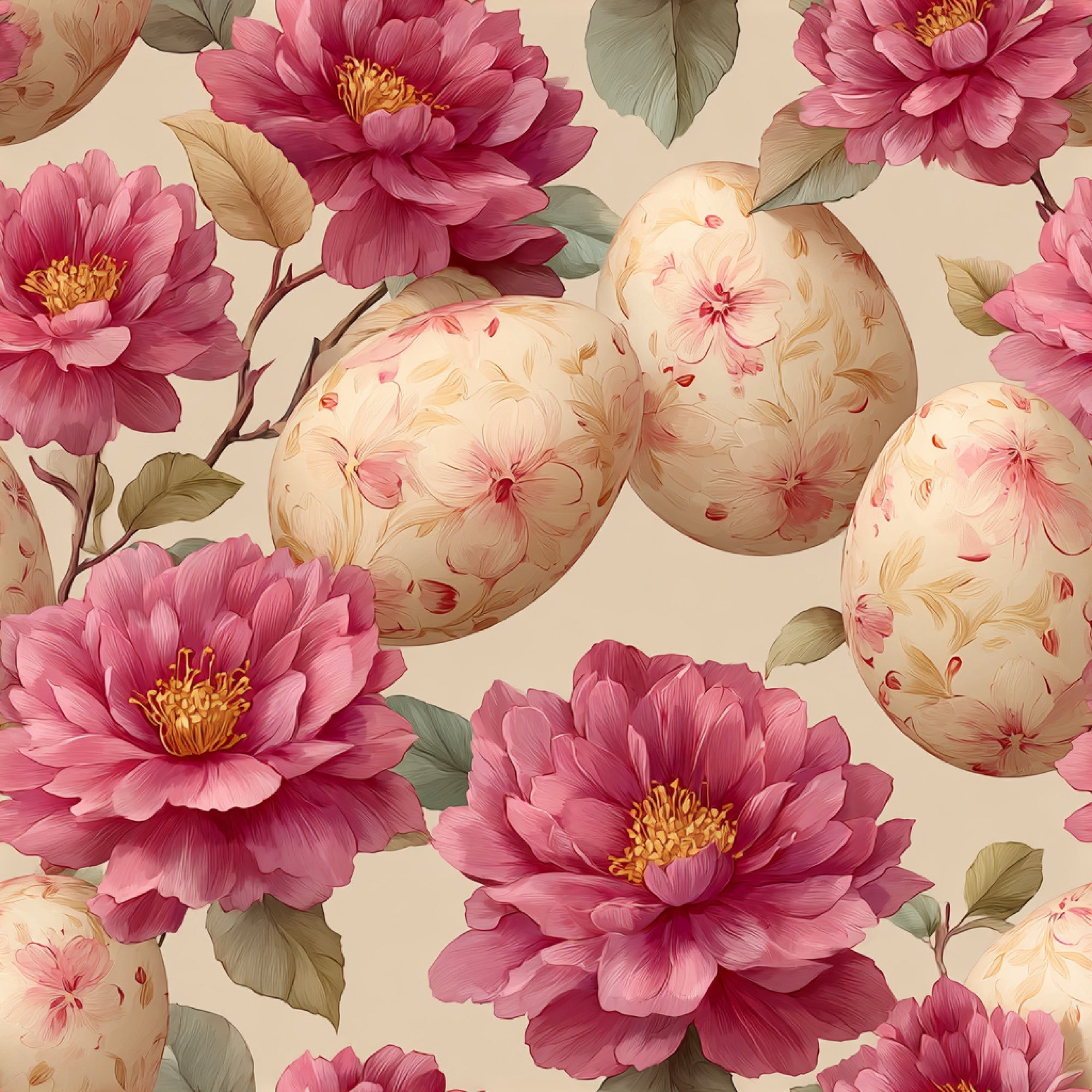 Bunny Blooms Pattern 30 Minky Fabric