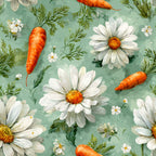 Bunny Blooms Pattern 32 Minky Fabric