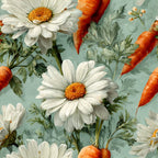 Bunny Blooms Pattern 33 Minky Fabric
