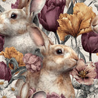 Bunny Blooms Pattern 34 Minky Fabric