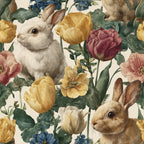 Bunny Blooms Pattern 47 Minky Fabric