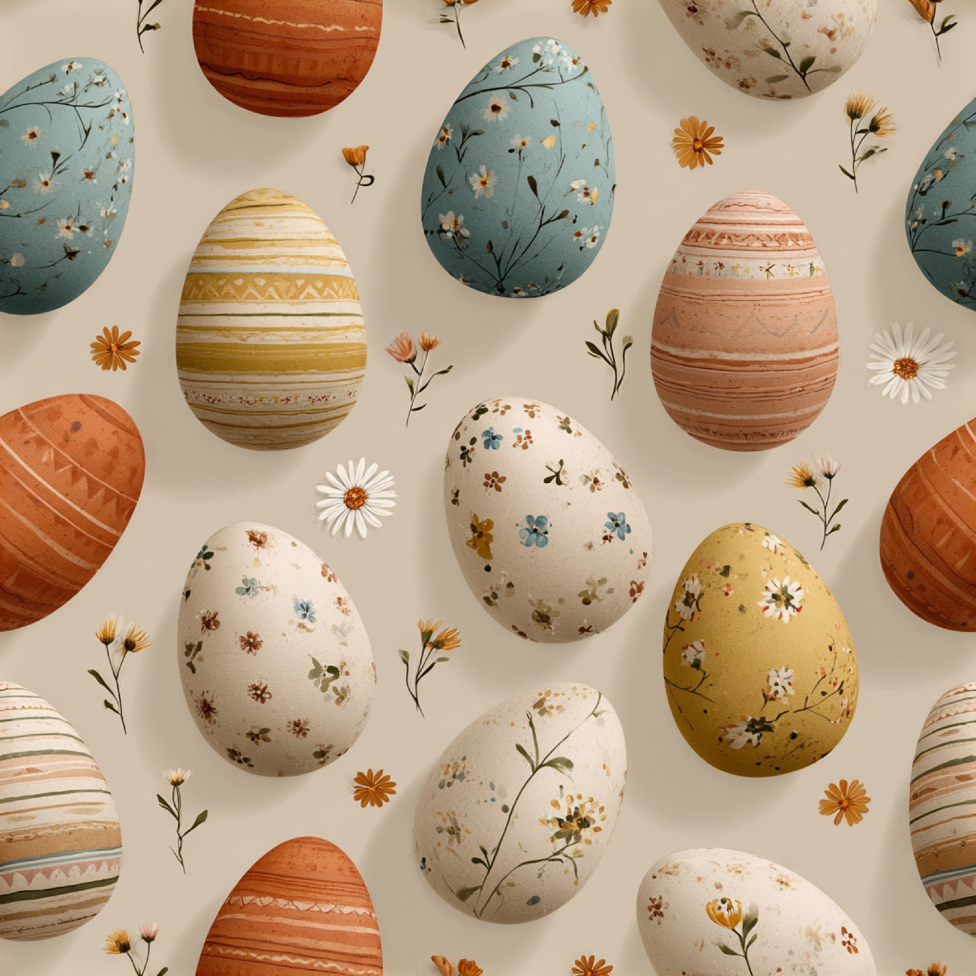 Bunny Blooms Pattern 5 Minky Fabric