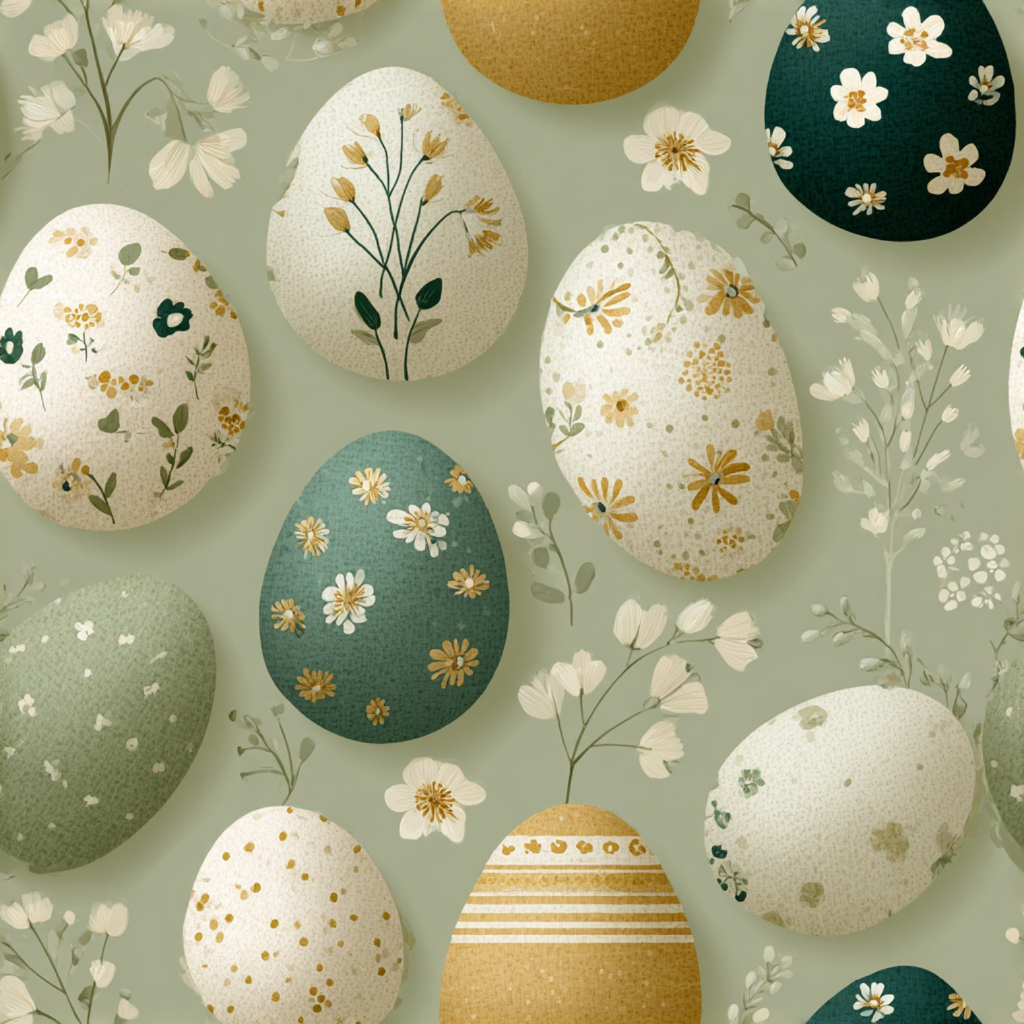 Bunny Blooms Pattern 6 Minky Fabric