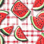 Summer Melon Slices Pattern 18 Minky Fabric
