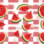 Summer Melon Slices Pattern 3 Minky Fabric